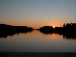 Sunset on the Inland Waterway.